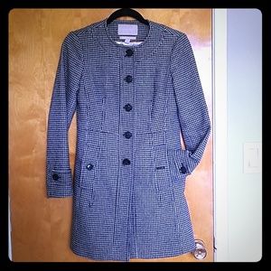 Banana Republic houndstooth peacoat